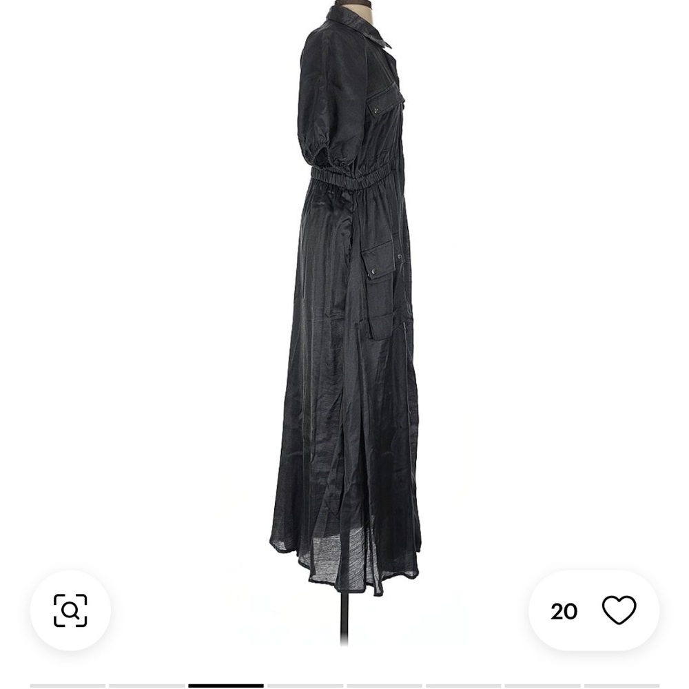 By Anthropologie samant chauhan Chic Black Maxi Dress NEW WITH TAGS - Picture 8 of 16